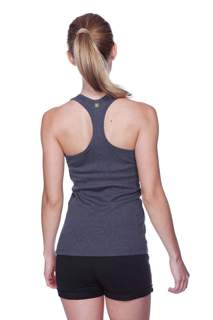 4-rth Women's All-American Racerback Tank Top (Charcoal) Tanks