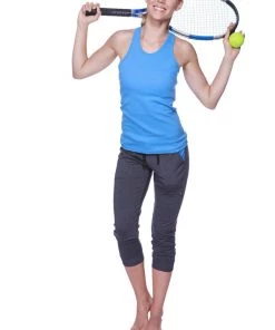 4-rth Tanks Women's All-American Racerback Tank Top (Ice Blue)