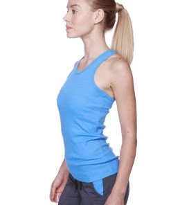 4-rth Tanks Women's All-American Racerback Tank Top (Ice Blue)