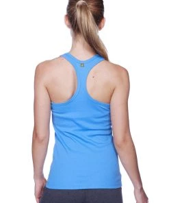 4-rth Tanks Women's All-American Racerback Tank Top (Ice Blue)