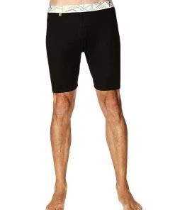 4-rth MEN Yoga Compression Short (Black)
