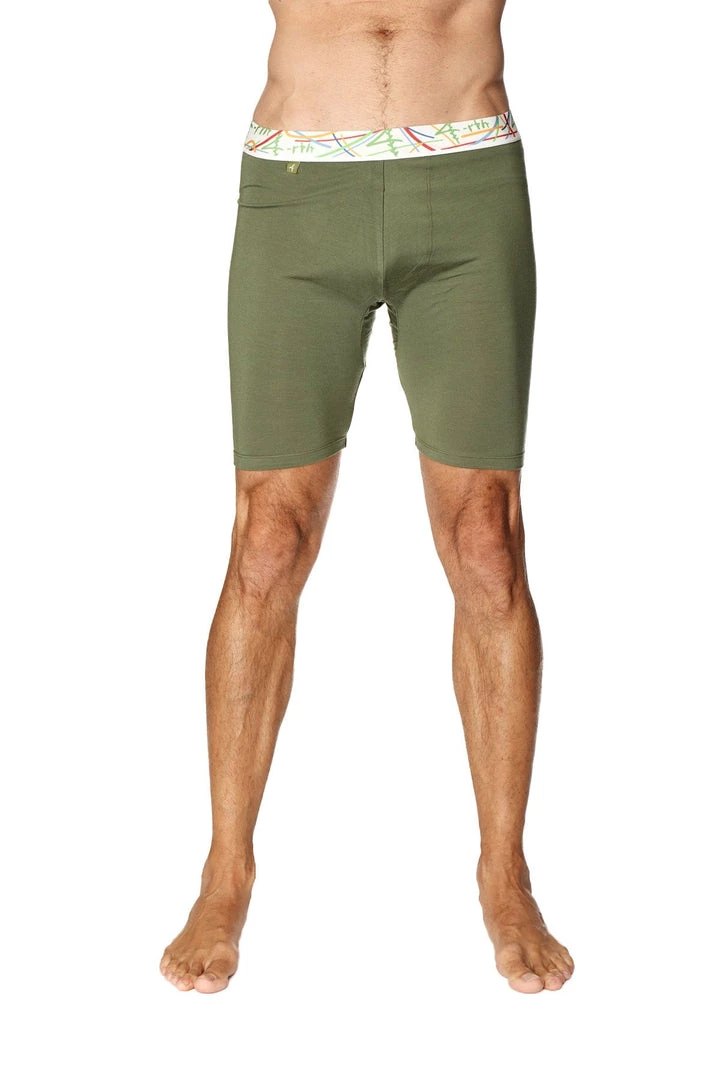 4-rth Yoga Compression Short (Rainforest Green)
