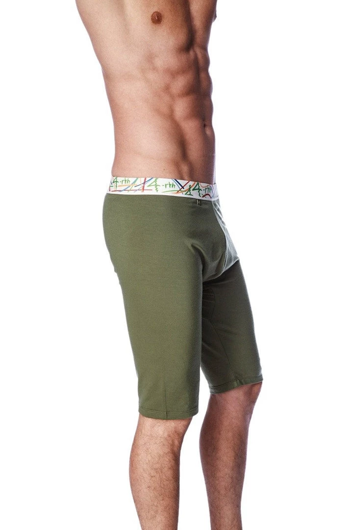 4-rth Yoga Compression Short (Rainforest Green)