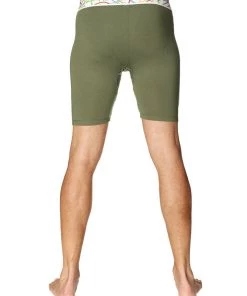 4-rth Yoga Compression Short (Rainforest Green)